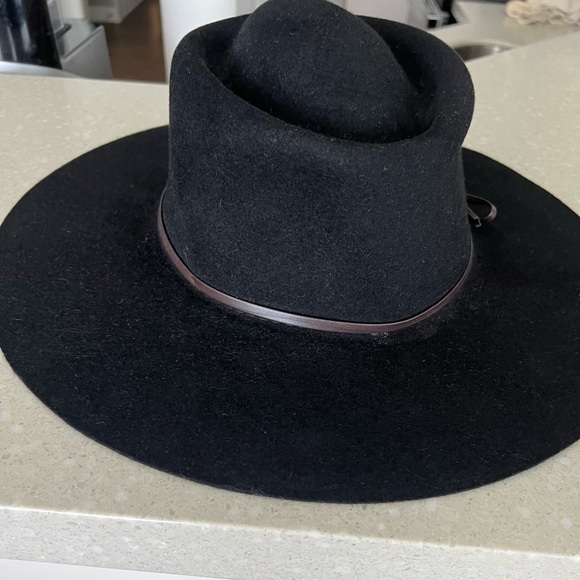 Peruvian Connection Gaucho Hat Wool | Wide Brim Black | One Size NWT - Picture 4 of 15